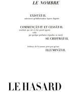 Stéphane MALLARME, Un Coup de dés jamais n'abolira le hasard, extrait, éditions NRF, 1914, inv. n° 997-11-1, Coll. MDSM, Vulaines-sur-Seine 