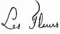 Stéphane Mallarmé,Les Fleurs, détail, manuscrit autographe, s.d., Inv.998.7.1, Coll. MDSM, Vulaines-sur-Seine, 