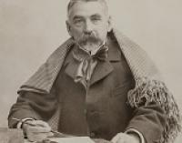 Paul Nadar, Stéphane Mallarmé au châle, photographie, 1895