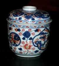 Pot à tabac en porcelaine de Chine