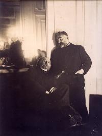 Edgar Degas, Mallarmé et Renoir, photographie